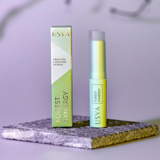 Usva Energizující a zklidňující balzám na rty Forest Synergy 4 g