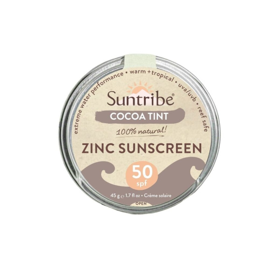 Suntribe Přírodní zinkový opalovací krém SPF 50 Tělová 45 g