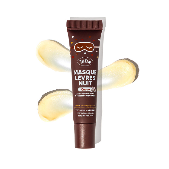 Trew Noční kakaový balzám na rty Cacao 15 ml