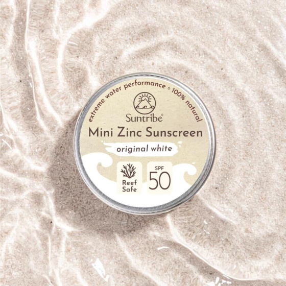 Suntribe Přírodní zinkový opalovací krém SPF 50 Bílá 15 g