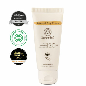 Suntribe Přírodní minerální denní krém SPF 20 tělová 50 ml