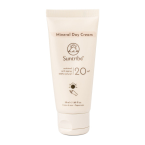 Suntribe Přírodní minerální denní krém SPF 20 bíla 50 ml