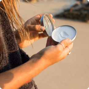 Suntribe Přírodní zinkový opalovací krém SPF 50 Bílá 45 g